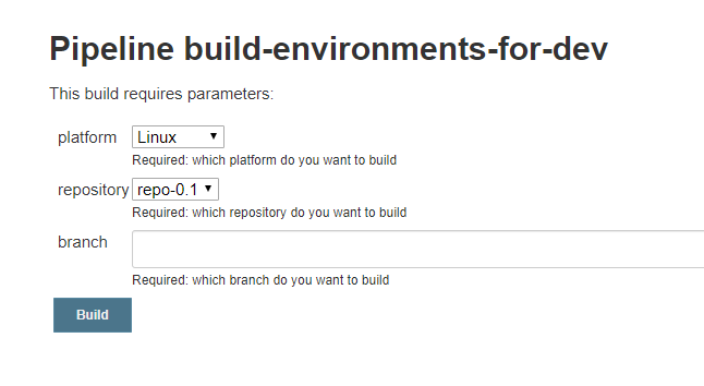 Build With Parameters 