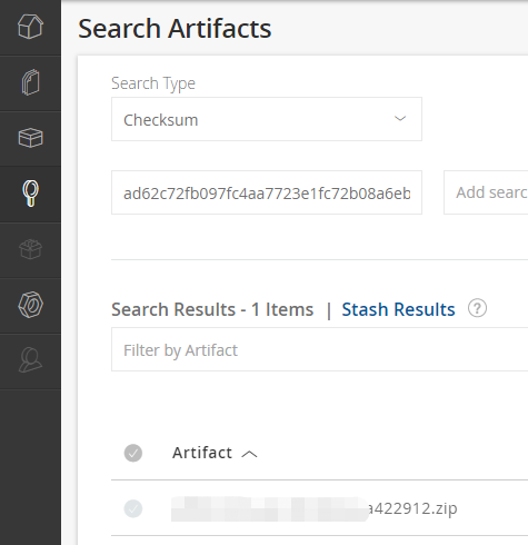 Search by Checksum